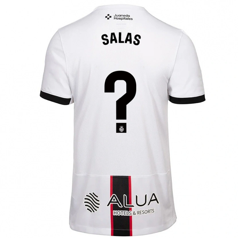 Danxen Dame Gabriel Salas #0 Hvit Svart Bortetrøye Drakt Trøye 2025/26 Skjorter T-Skjorte