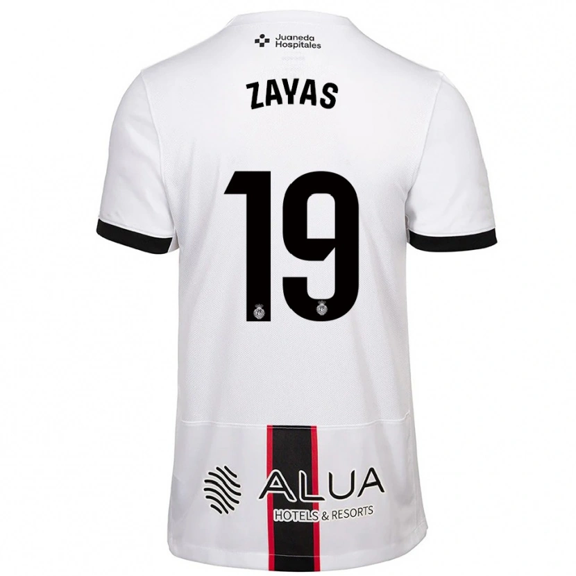 Danxen Dame Yosmel Zayas #19 Hvit Svart Bortetrøye Drakt Trøye 2025/26 Skjorter T-Skjorte
