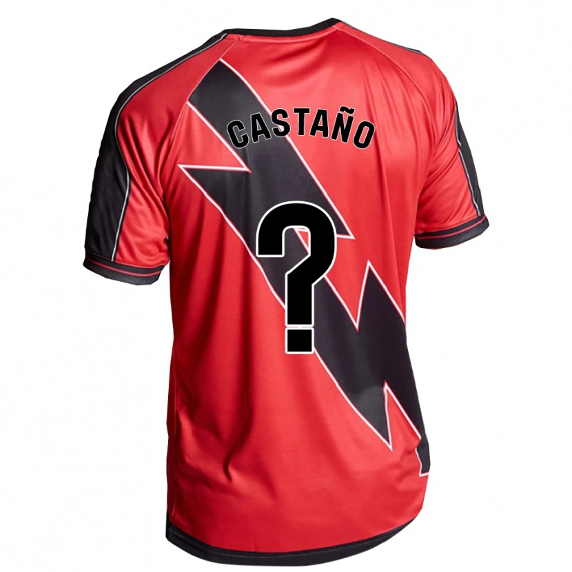 Danxen Dame Hugo Castaño #0 Rød Svart Bortetrøye Drakt Trøye 2025/26 Skjorter T-Skjorte