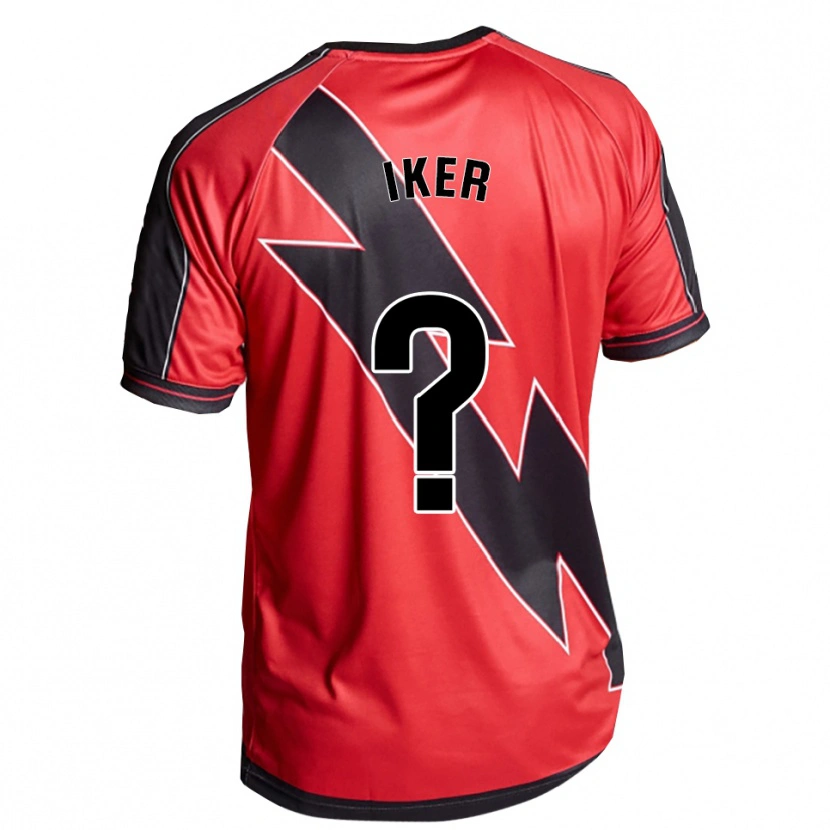Danxen Dame Iker Navarro #0 Rød Svart Bortetrøye Drakt Trøye 2025/26 Skjorter T-Skjorte