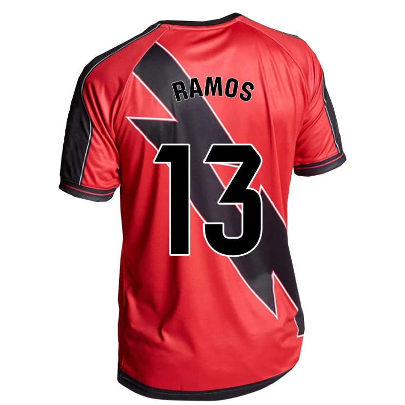 Danxen Dame Mario Ramos #13 Rød Svart Bortetrøye Drakt Trøye 2025/26 Skjorter T-Skjorte