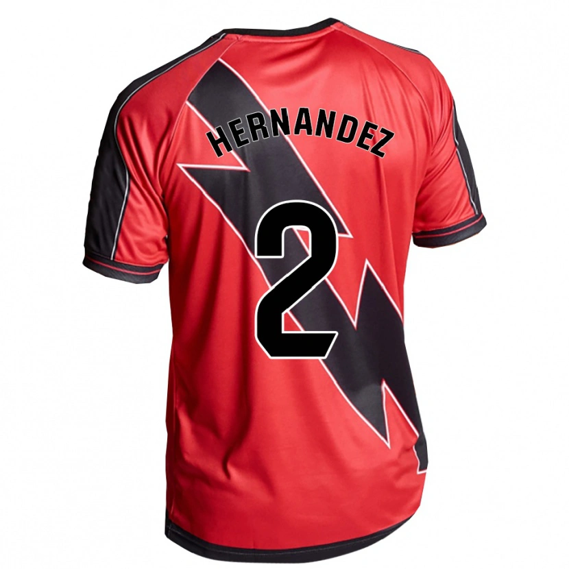 Danxen Dame Marco Hernández #2 Rød Svart Bortetrøye Drakt Trøye 2025/26 Skjorter T-Skjorte