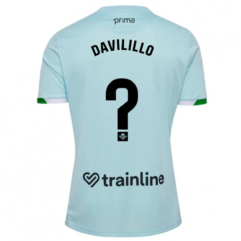 Danxen Dame Davilillo #0 Lyseblå Grønn Bortetrøye Drakt Trøye 2025/26 Skjorter T-Skjorte