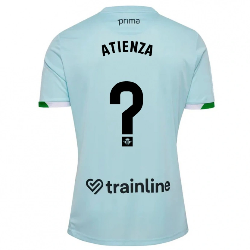 Danxen Dame Diego Atienza #0 Lyseblå Grønn Bortetrøye Drakt Trøye 2025/26 Skjorter T-Skjorte