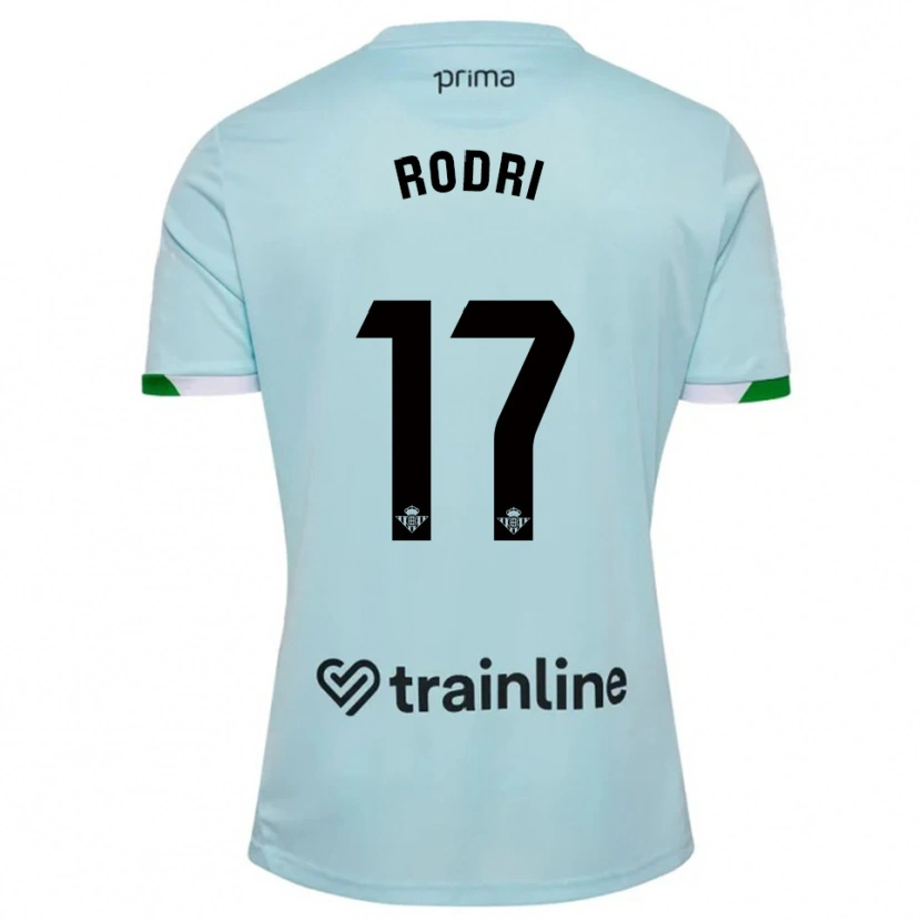 Danxen Dame Rodri Sanchez #17 Lyseblå Grønn Bortetrøye Drakt Trøye 2025/26 Skjorter T-Skjorte