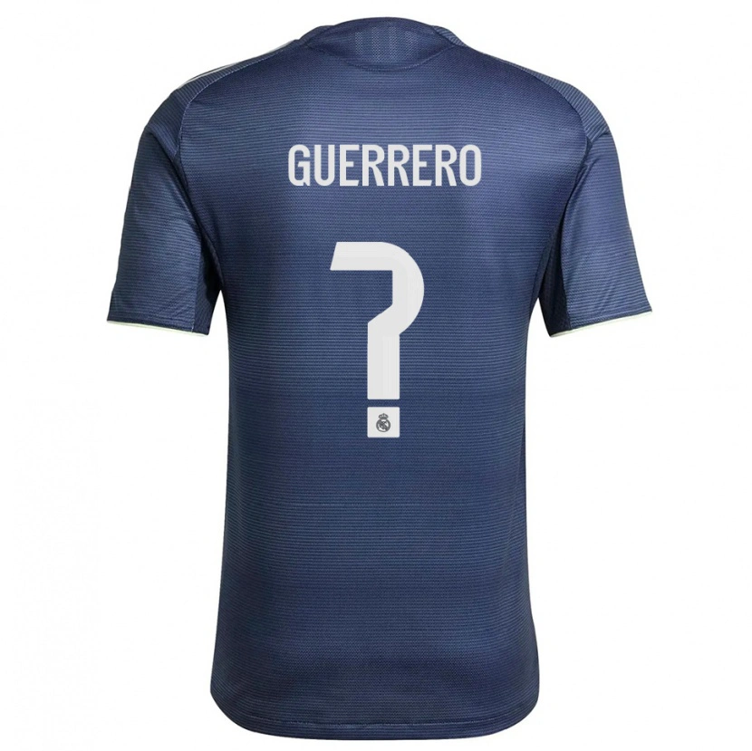 Danxen Dame Julen Guerrero #0 Marineblå Sølv Bortetrøye Drakt Trøye 2025/26 Skjorter T-Skjorte