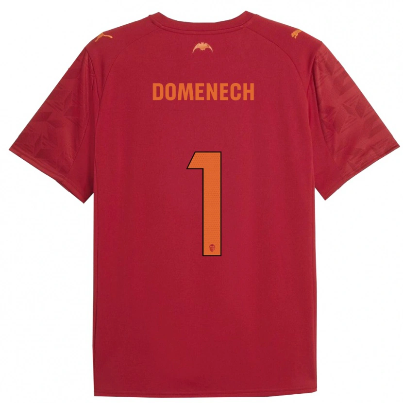 Danxen Dame Jaume Domenech #1 Rød Oransje Bortetrøye Drakt Trøye 2025/26 Skjorter T-Skjorte