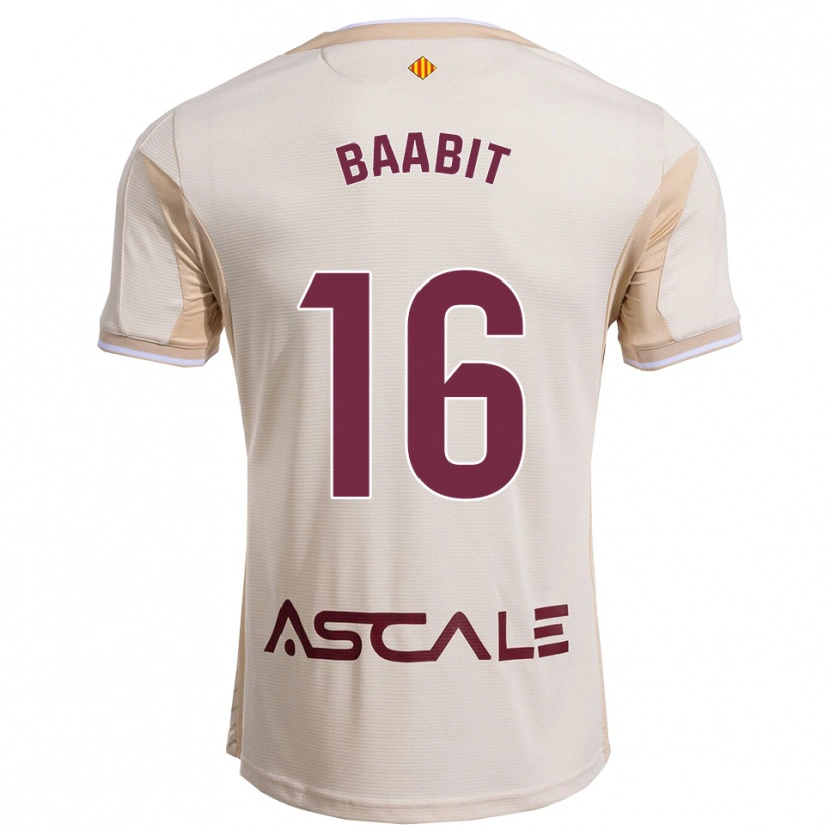 Danxen Dame Adam Baabit #16 Off-White Burgunder Bortetrøye Drakt Trøye 2025/26 Skjorter T-Skjorte