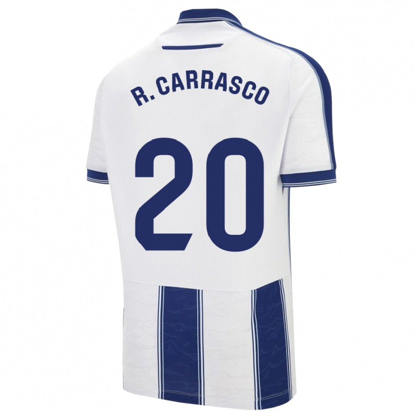 Danxen Dame Raiderlin Carrasco #20 Marineblå Hvit Bortetrøye Drakt Trøye 2025/26 Skjorter T-Skjorte