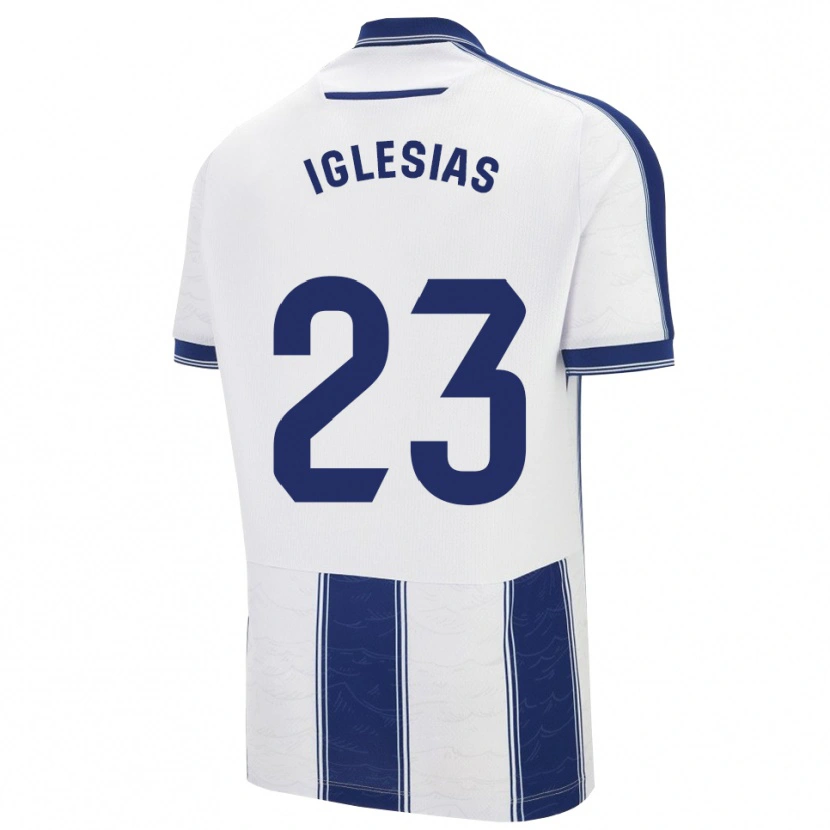 Danxen Dame Dylan Iglesias #23 Marineblå Hvit Bortetrøye Drakt Trøye 2025/26 Skjorter T-Skjorte