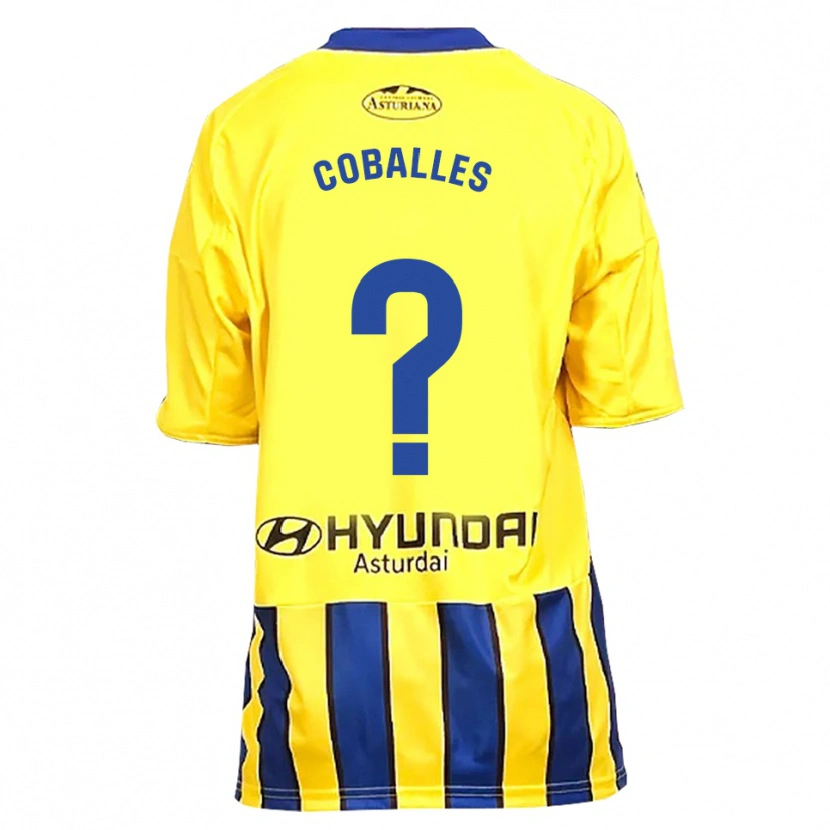 Danxen Dame Jaime Coballes #0 Gul Blå Bortetrøye Drakt Trøye 2025/26 Skjorter T-Skjorte