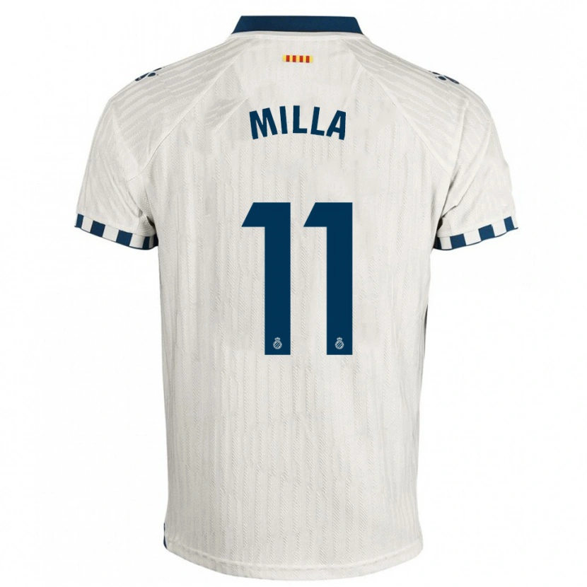 Danxen Dame Pere Milla #11 Hvit Blå Bortetrøye Drakt Trøye 2025/26 Skjorter T-Skjorte