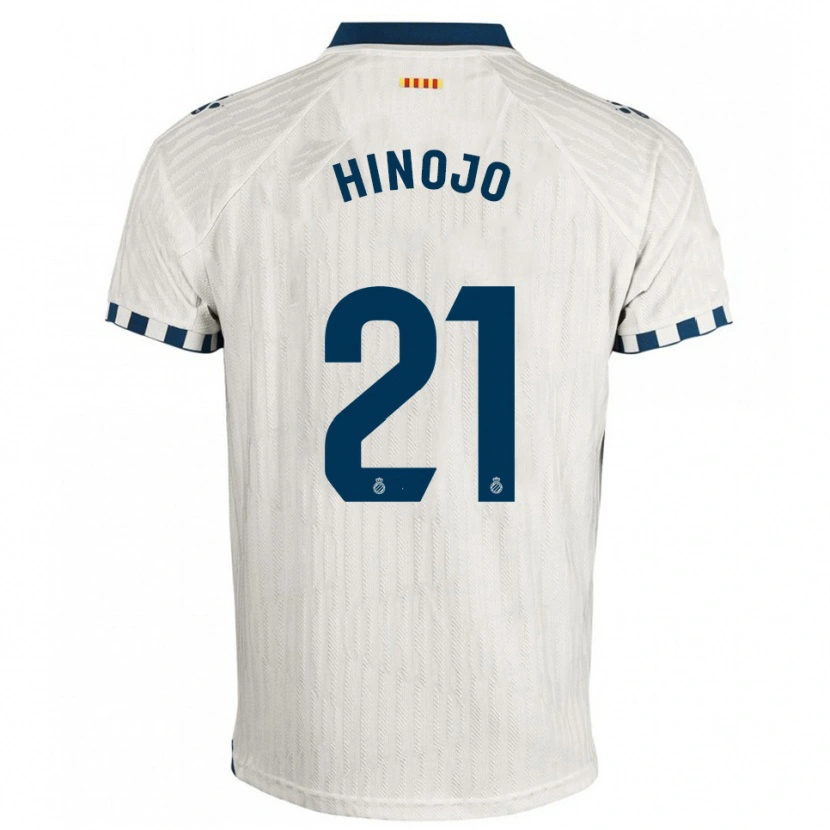 Danxen Dame Roger Hinojo #21 Hvit Blå Bortetrøye Drakt Trøye 2025/26 Skjorter T-Skjorte
