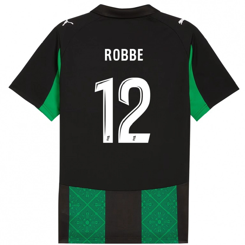Danxen Dame Lucas Robbe #12 Svart Grønn Bortetrøye Drakt Trøye 2025/26 Skjorter T-Skjorte