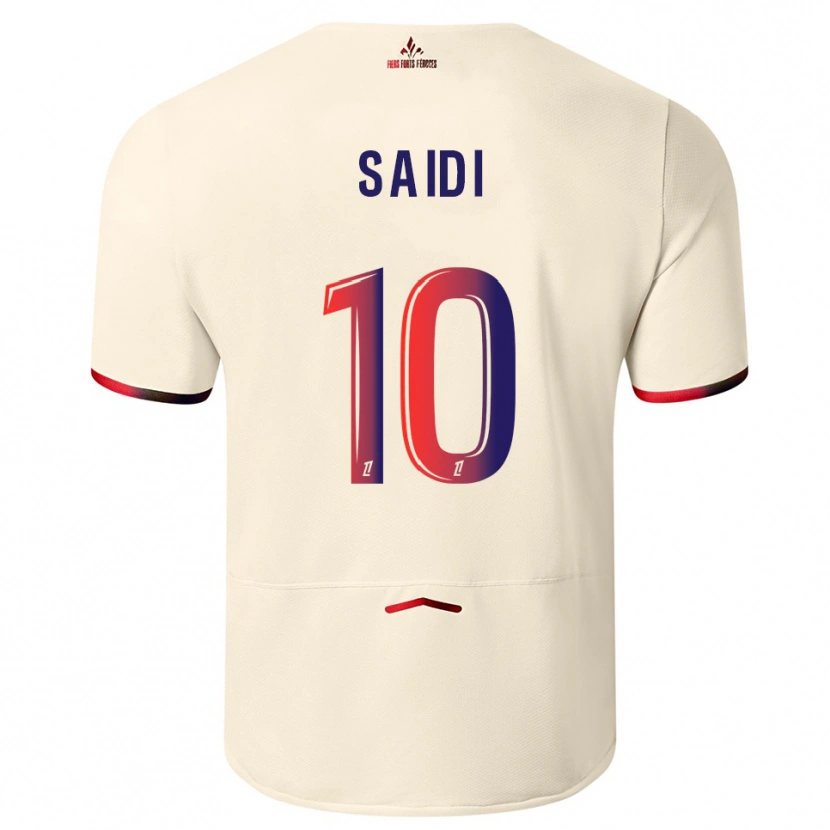 Danxen Dame Rachel Saidi #10 Off-White Rød Bortetrøye Drakt Trøye 2025/26 Skjorter T-Skjorte