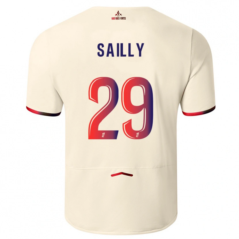 Danxen Dame Charlotte Sailly #29 Off-White Rød Bortetrøye Drakt Trøye 2025/26 Skjorter T-Skjorte