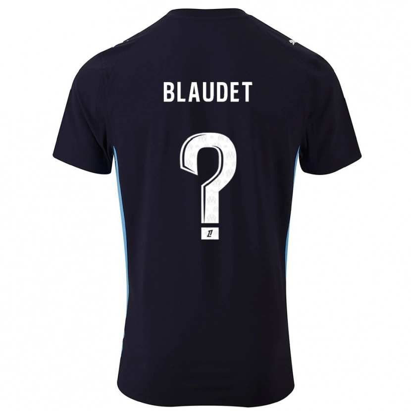 Danxen Dame David Blaudet #0 Svart Lyseblå Bortetrøye Drakt Trøye 2025/26 Skjorter T-Skjorte