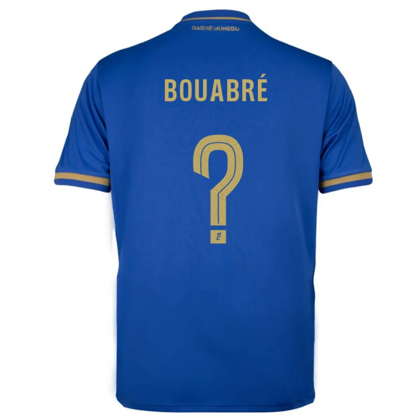 Danxen Dame Saïmon Bouabré #0 Blå Gull Bortetrøye Drakt Trøye 2025/26 Skjorter T-Skjorte