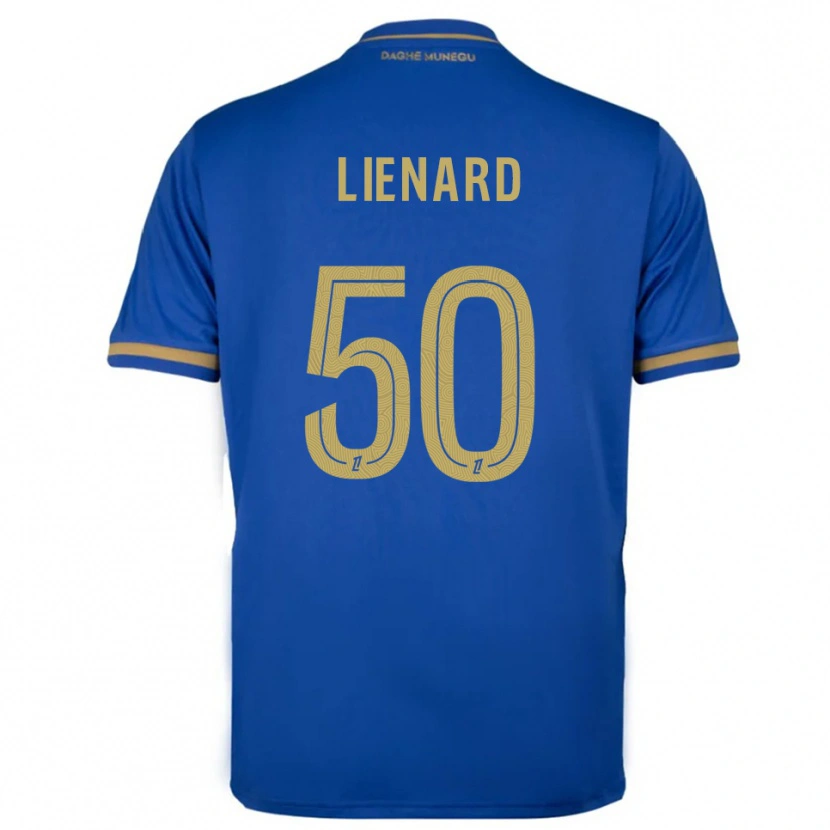Danxen Dame Yann Lienard #50 Blå Gull Bortetrøye Drakt Trøye 2025/26 Skjorter T-Skjorte