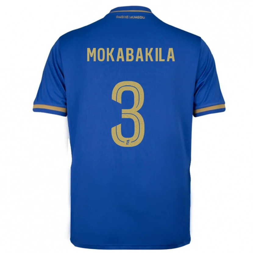Danxen Dame Nick Mokabakila #3 Blå Gull Bortetrøye Drakt Trøye 2025/26 Skjorter T-Skjorte