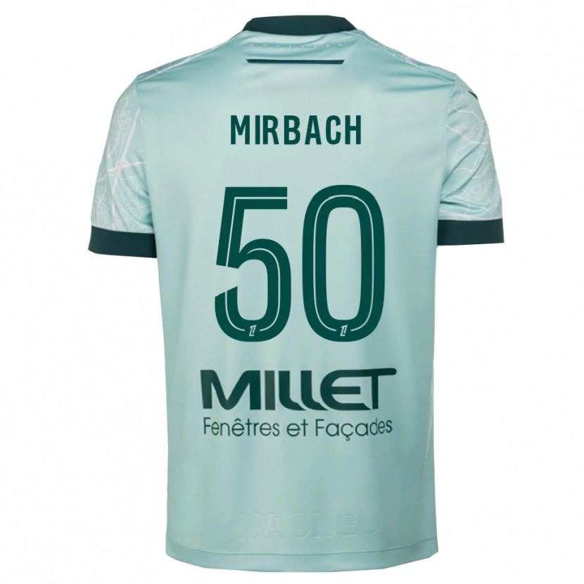 Danxen Dame Alexis Mirbach #50 Grønn Hvit Bortetrøye Drakt Trøye 2025/26 Skjorter T-Skjorte