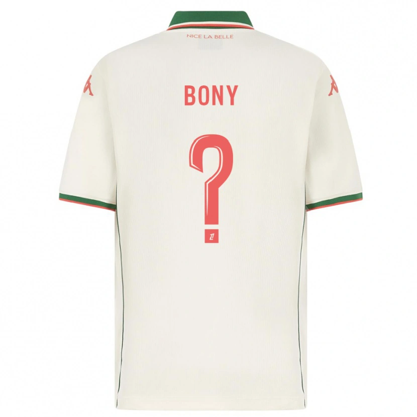Danxen Dame Geoffroy Bony #0 Hvit Grønn Bortetrøye Drakt Trøye 2025/26 Skjorter T-Skjorte
