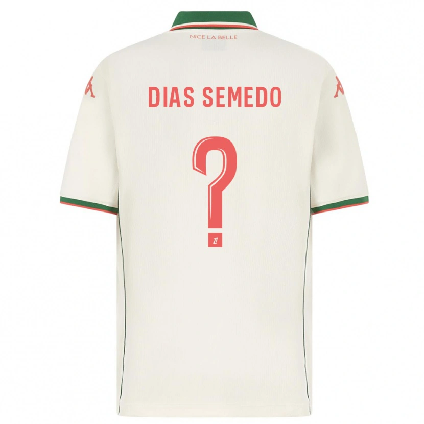 Danxen Dame Samuel Dias Semedo #0 Hvit Grønn Bortetrøye Drakt Trøye 2025/26 Skjorter T-Skjorte