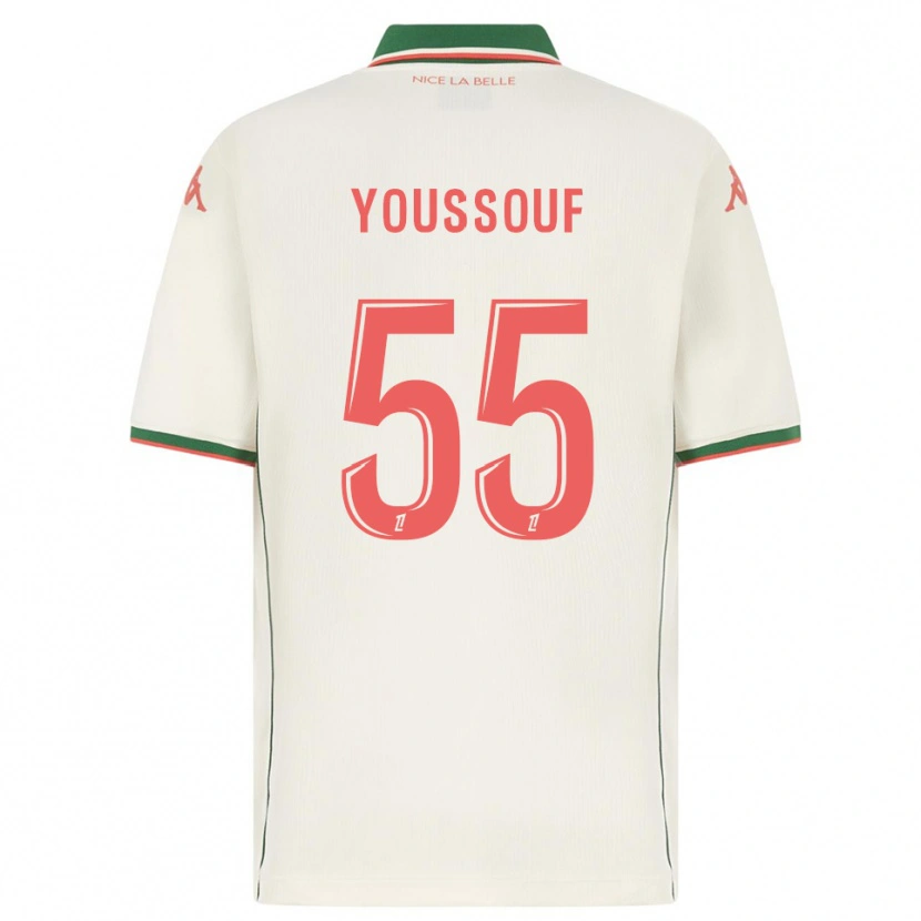 Danxen Dame Youssouf Ndayishimiye #55 Hvit Grønn Bortetrøye Drakt Trøye 2025/26 Skjorter T-Skjorte