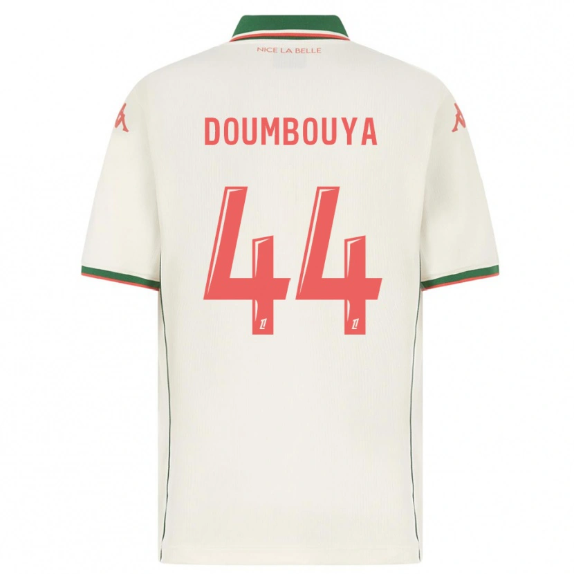 Danxen Dame Amidou Doumbouya #44 Hvit Grønn Bortetrøye Drakt Trøye 2025/26 Skjorter T-Skjorte