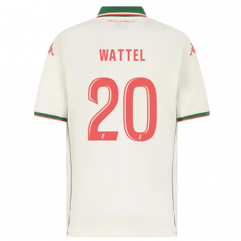 Danxen Dame Sami Wattel #20 Hvit Grønn Bortetrøye Drakt Trøye 2025/26 Skjorter T-Skjorte
