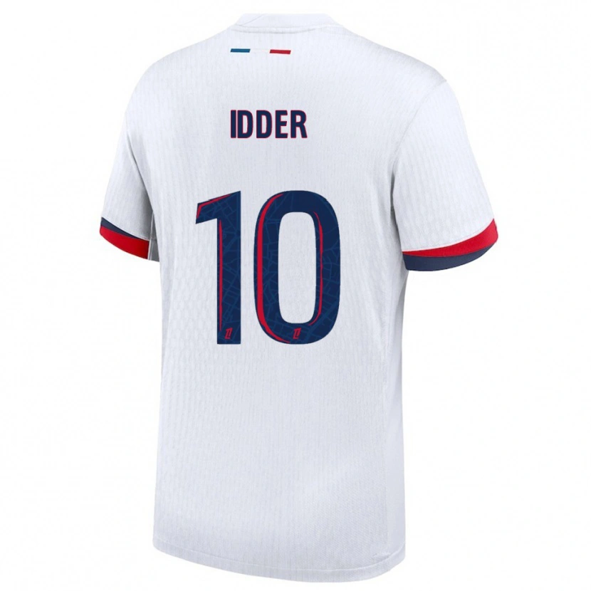 Danxen Dame Younes Idder #10 Hvit Rød Bortetrøye Drakt Trøye 2025/26 Skjorter T-Skjorte