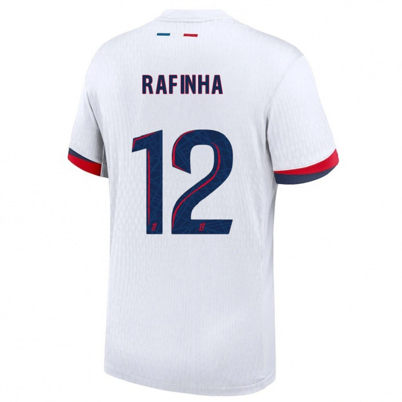 Danxen Dame Rafinha #12 Hvit Rød Bortetrøye Drakt Trøye 2025/26 Skjorter T-Skjorte