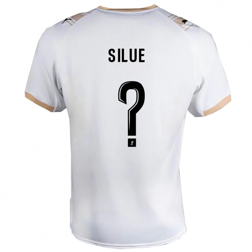 Danxen Dame Ange Silue #0 Hvit Svart Bortetrøye Drakt Trøye 2025/26 Skjorter T-Skjorte