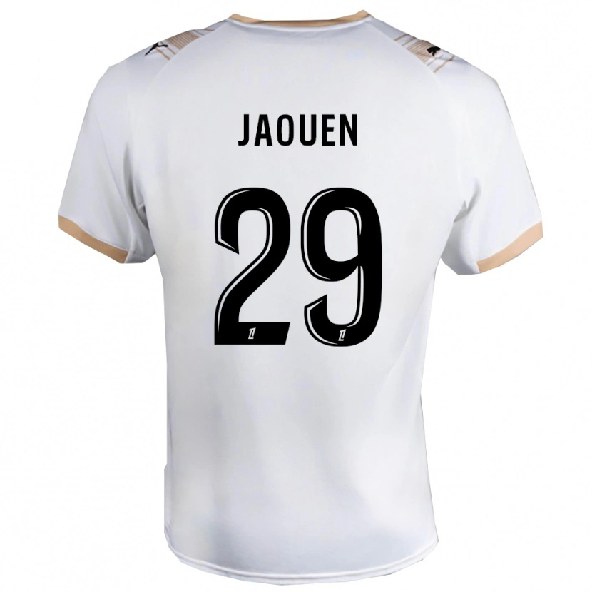 Danxen Dame Ewen Jaouen #29 Hvit Svart Bortetrøye Drakt Trøye 2025/26 Skjorter T-Skjorte