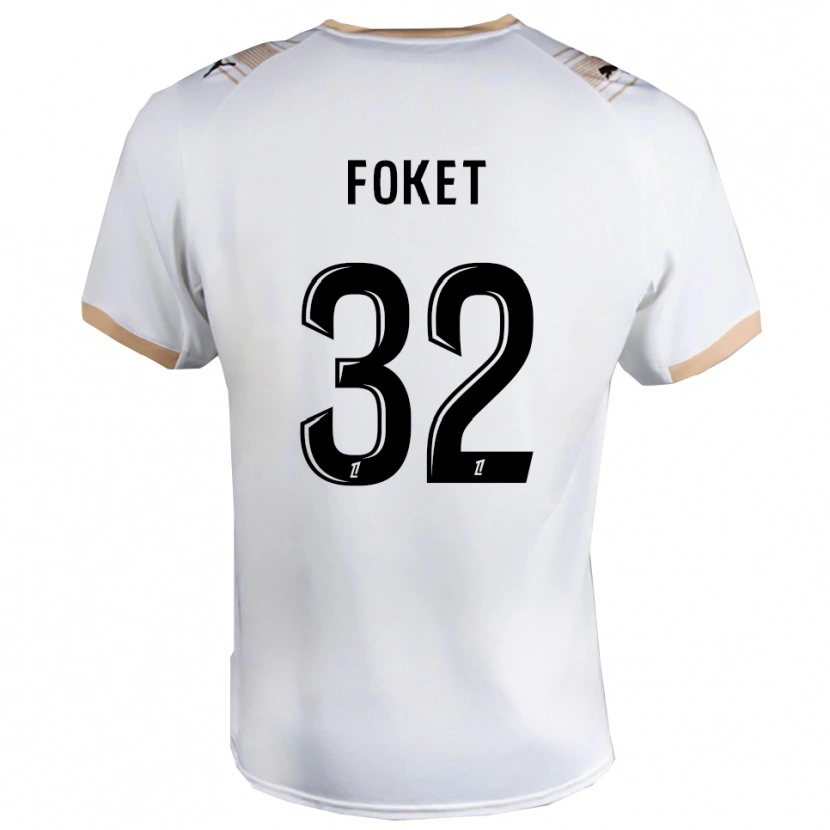 Danxen Dame Thomas Foket #32 Hvit Svart Bortetrøye Drakt Trøye 2025/26 Skjorter T-Skjorte