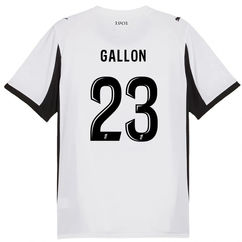 Danxen Dame Gauthier Gallon #23 Hvit Svart Bortetrøye Drakt Trøye 2025/26 Skjorter T-Skjorte