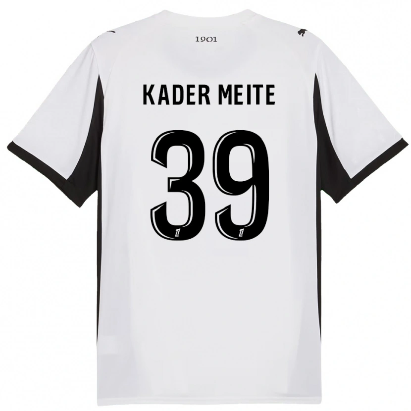 Danxen Dame Mohamed Kader Meïté #39 Hvit Svart Bortetrøye Drakt Trøye 2025/26 Skjorter T-Skjorte