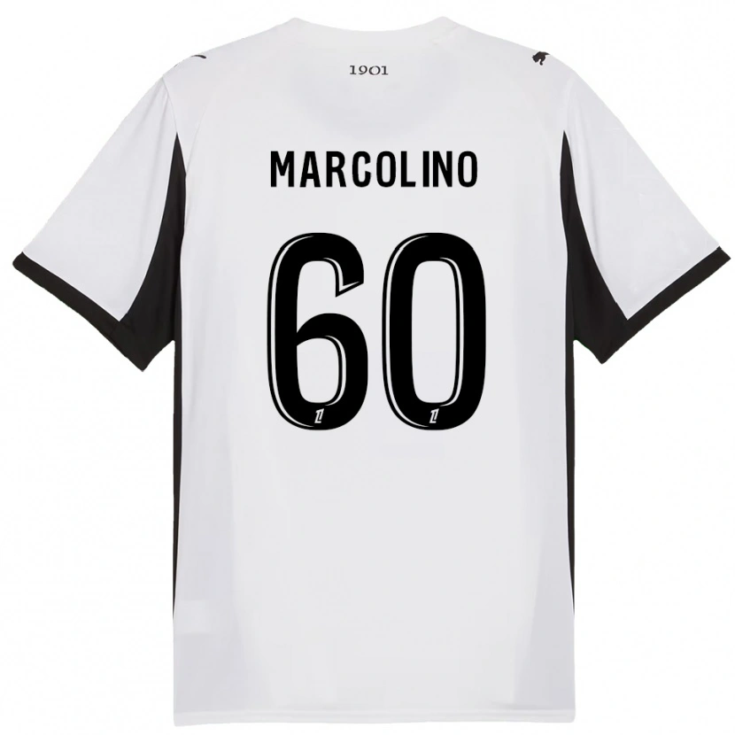 Danxen Dame Henrick Do Marcolino #60 Hvit Svart Bortetrøye Drakt Trøye 2025/26 Skjorter T-Skjorte