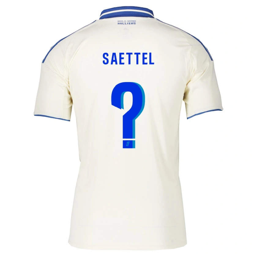 Danxen Dame Tom Saettel #0 Champagne Blå Bortetrøye Drakt Trøye 2025/26 Skjorter T-Skjorte