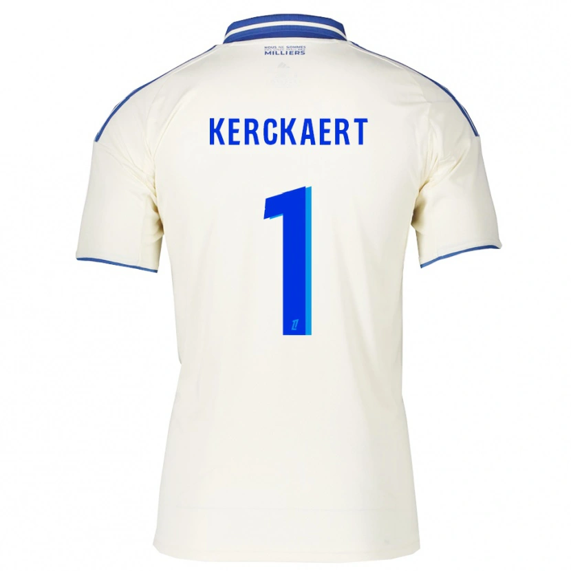 Danxen Dame Gabriel Kerckaert #1 Champagne Blå Bortetrøye Drakt Trøye 2025/26 Skjorter T-Skjorte