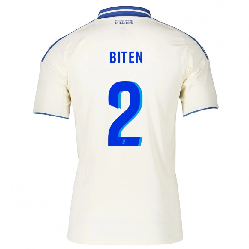 Danxen Dame Clancy Valère Biten #2 Champagne Blå Bortetrøye Drakt Trøye 2025/26 Skjorter T-Skjorte