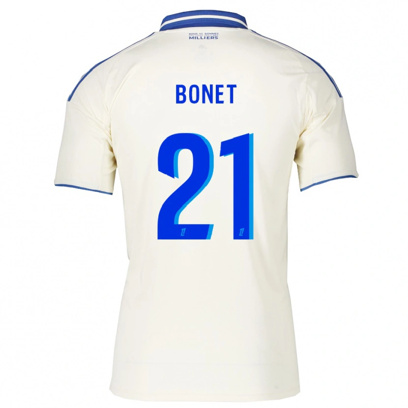 Danxen Dame Élise Bonet #21 Champagne Blå Bortetrøye Drakt Trøye 2025/26 Skjorter T-Skjorte