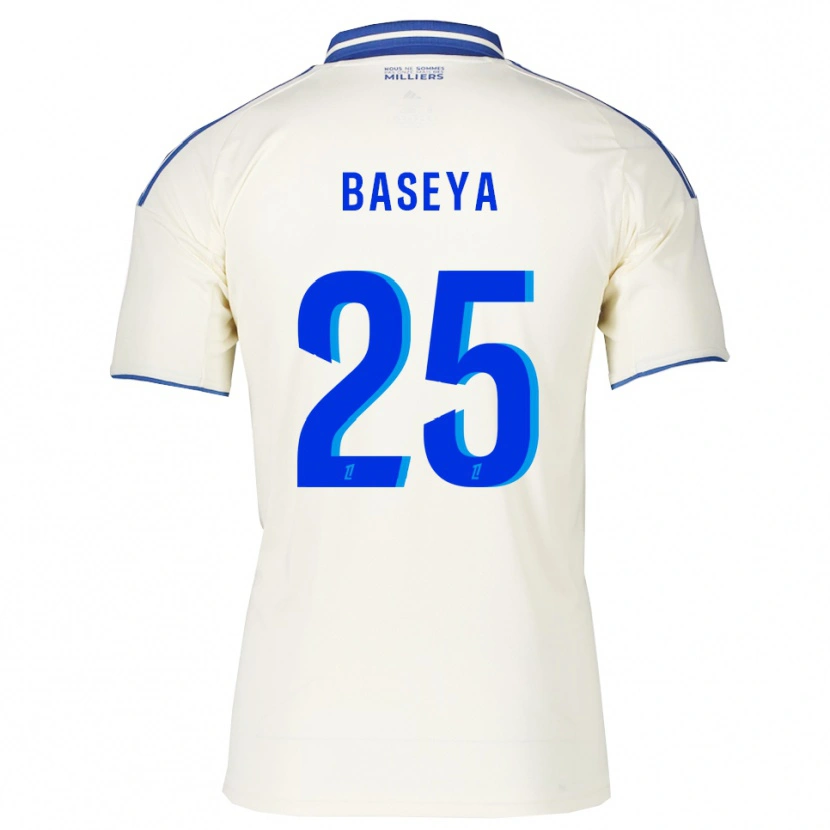 Danxen Dame Steven Baseya #25 Champagne Blå Bortetrøye Drakt Trøye 2025/26 Skjorter T-Skjorte