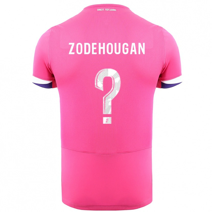 Danxen Dame Yanis Zodehougan #0 Rosa Hvit Bortetrøye Drakt Trøye 2025/26 Skjorter T-Skjorte
