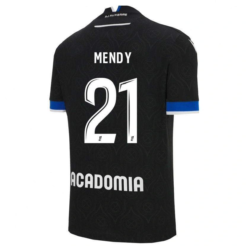 Danxen Dame Tony Mendy #21 Svart Hvit Bortetrøye Drakt Trøye 2025/26 Skjorter T-Skjorte