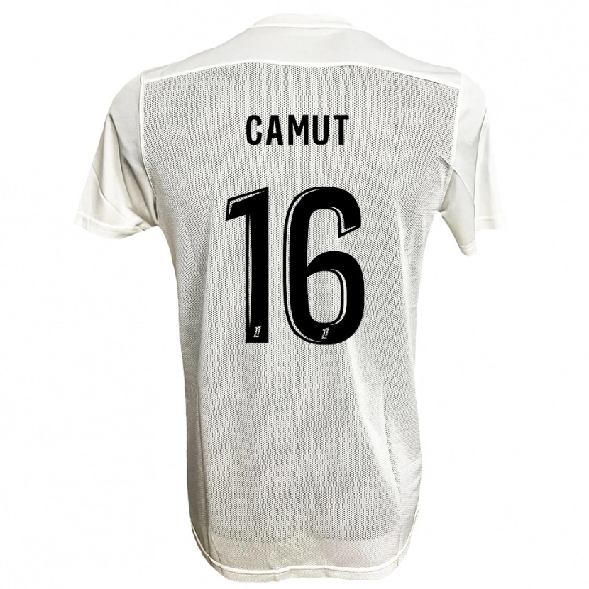 Danxen Dame Maël Camut #16 Svart Hvit Bortetrøye Drakt Trøye 2025/26 Skjorter T-Skjorte