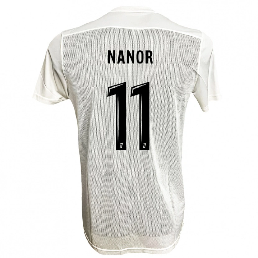 Danxen Dame Enzo Nanor #11 Svart Hvit Bortetrøye Drakt Trøye 2025/26 Skjorter T-Skjorte