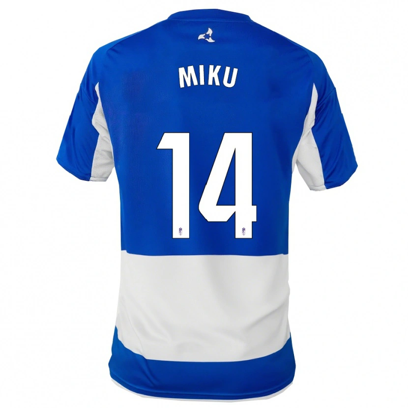 Danxen Dame Miku Ito #14 Blå Hvit Bortetrøye Drakt Trøye 2025/26 Skjorter T-Skjorte