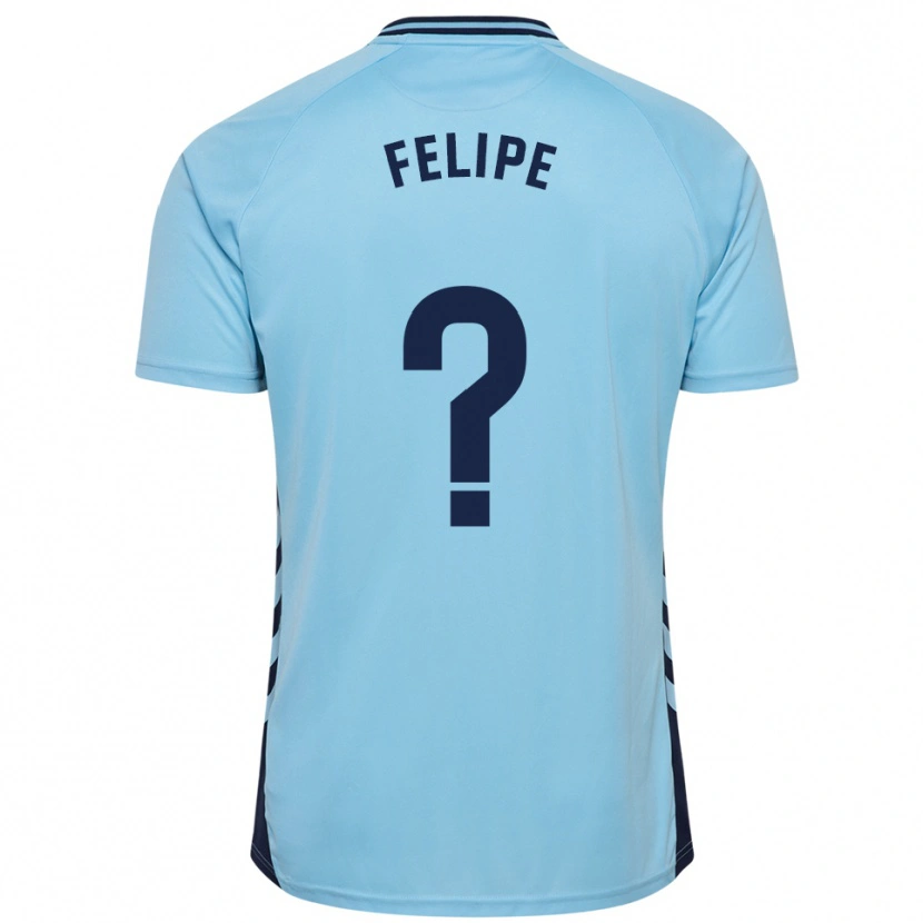 Danxen Dame Amai Felipe #0 Lyseblå Bortetrøye Drakt Trøye 2025/26 Skjorter T-Skjorte