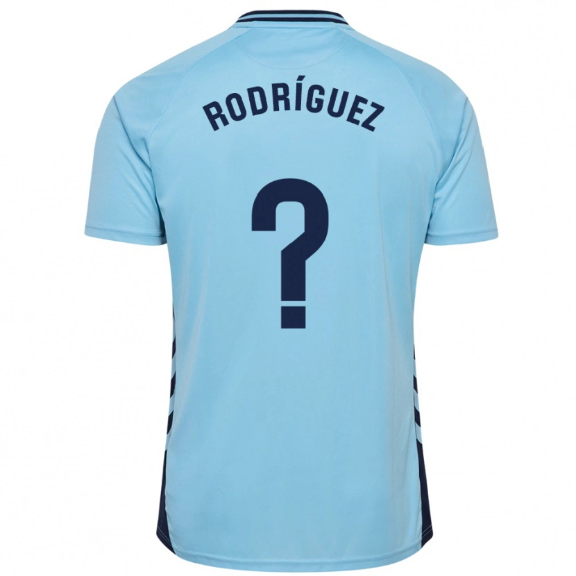 Danxen Dame David Rodríguez #0 Lyseblå Bortetrøye Drakt Trøye 2025/26 Skjorter T-Skjorte